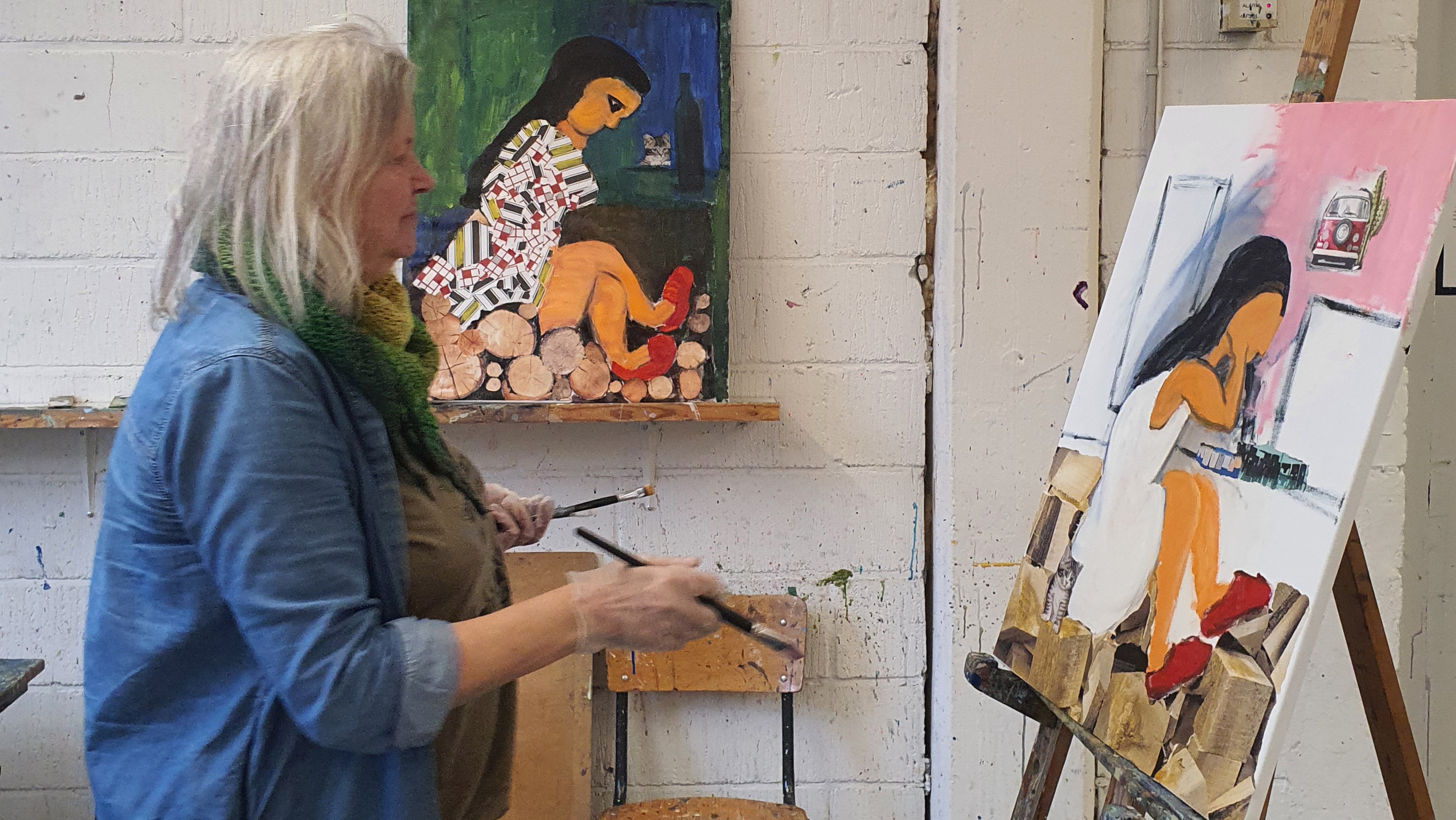 Maleri Lone mandag formiddag 2023