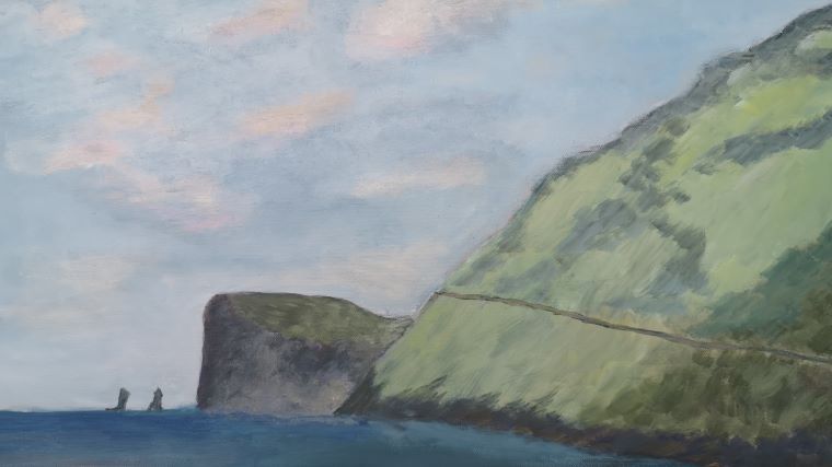 Lisbeth Krag Olsen maleri onsdag aften